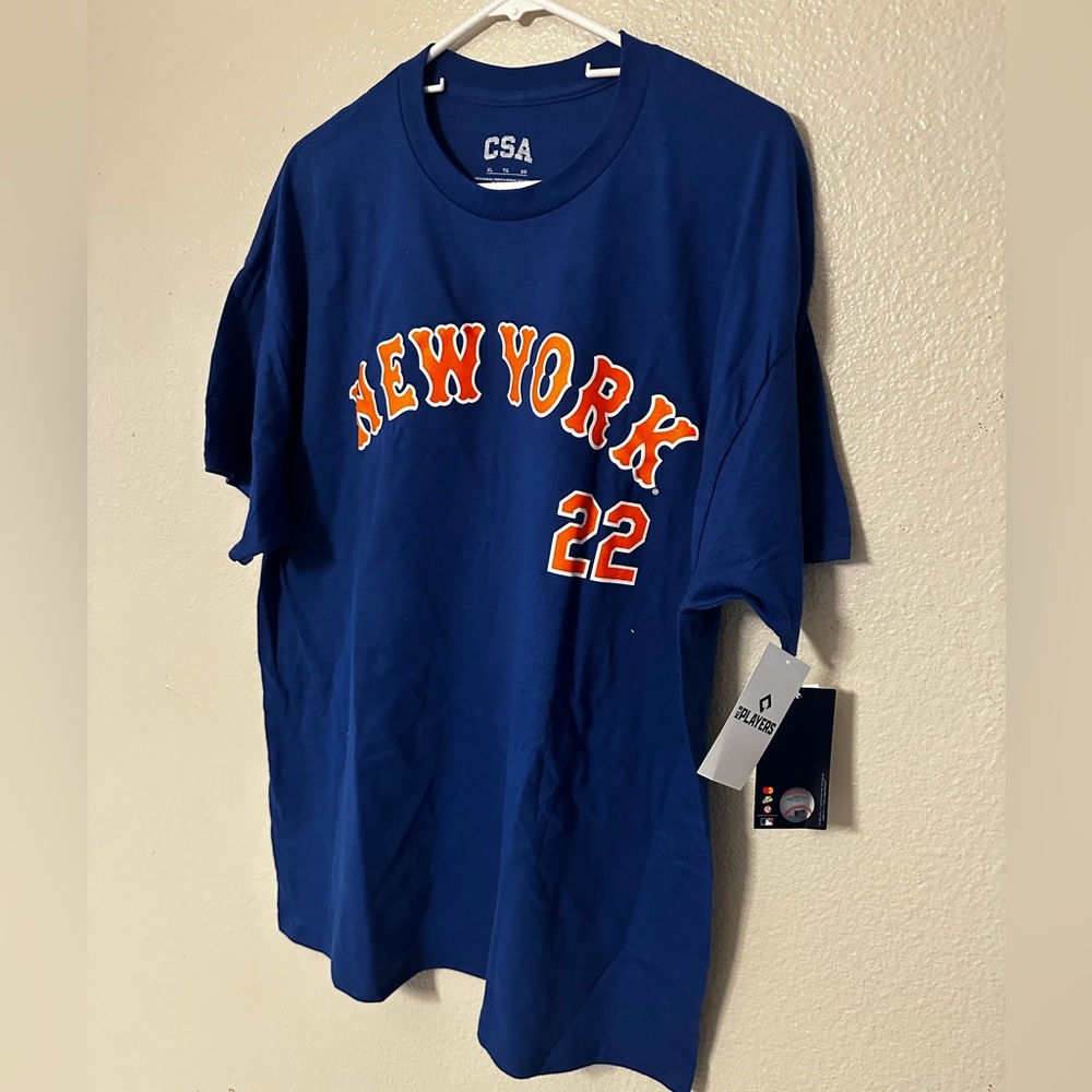 🆕 Juan Soto #22 New York Mets "player tee" New with tags Size Large and XL